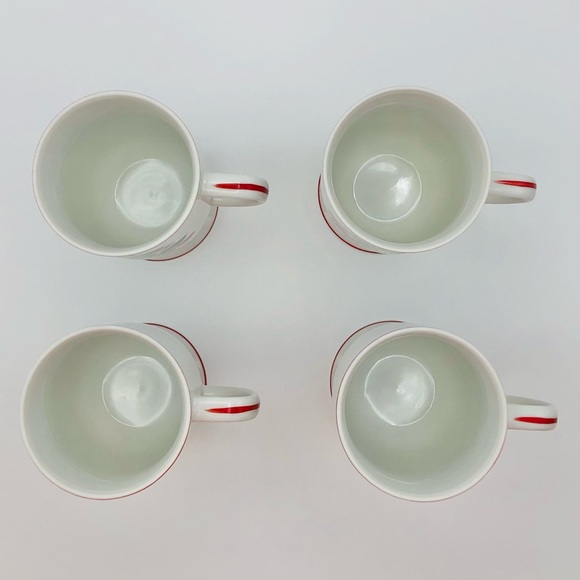 Set of 4 Vintage Strawberry Footed Mugs from Japan - Picture 6 of 9